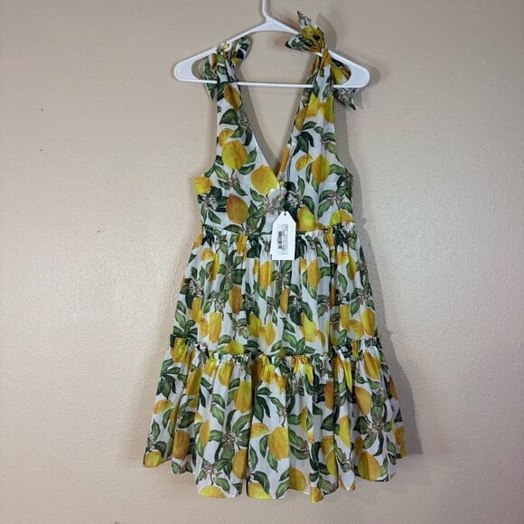 English Factory Dresses & Skirts - English Factory Lemon Print Mini Dress NWT